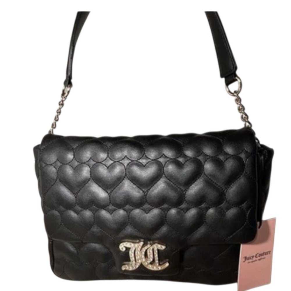 Juicy Couture NWT Brighter Than A Diamond Shoulder Bag - Liquorice Black